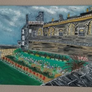 STIRLING CASTLE OIL PAINTING 16 x 20 canvas original
